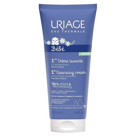 URIAGE_Bebe 1st Valomasis kremas vaikams 200ml