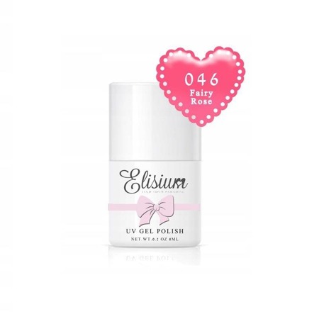 UV gelinio lako hibridinis nagų lakas 046 Fairy Rose 8ml