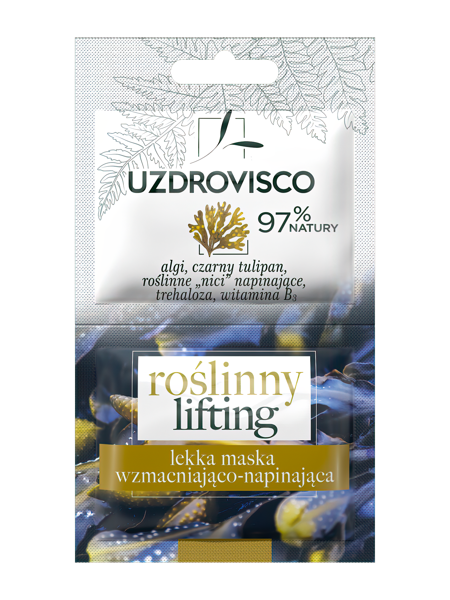 UZDROVISCO Odą stiprinanti ir stangrinanti veido kaukė Vegetable Lifting 10ml