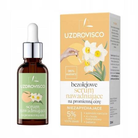 UZDROVISCO_Bezolejowe serum nawadniające na promienną cerę 30ml