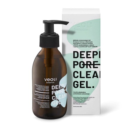 VEOLI BOTANICA Giliai poras valantis gelis żel do mycia twarzy 200ml