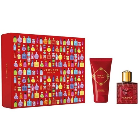 VERSACE Eros Flame EDP 30ml + dušo želė 50ml