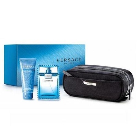 VERSACE Man Eau Fraiche EDT 100ml + ŽEL POD PRYSZNIC 100ml + KOSMETYCZKA