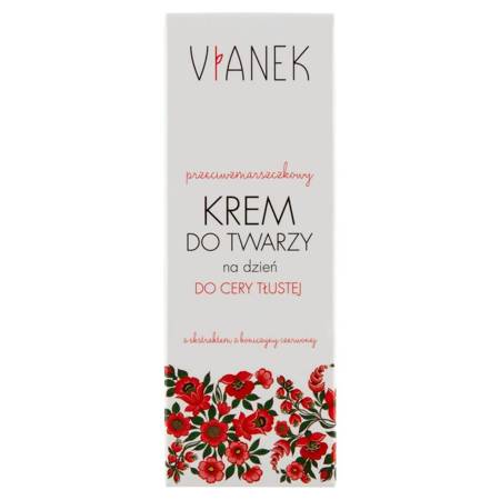 VIANEK_ Przeciwzmarszczkowy krem do twarzy na dzień do cery tłustej 50ml