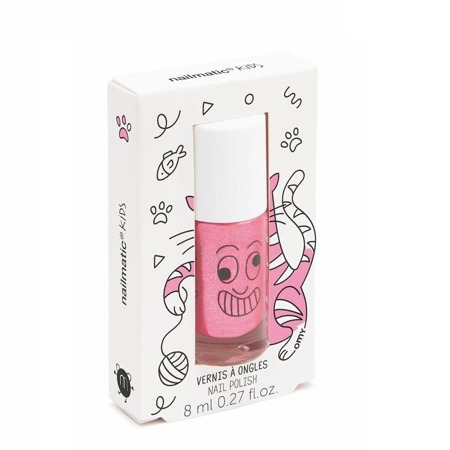 Vaikiškas nagų lakas Kitty blizgučių nagų lakas Candy Pink 8ml