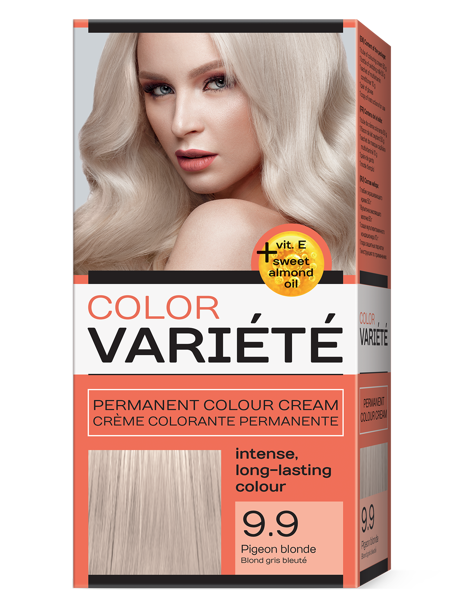 Variete Color permanentinis dažomasis kremas 9.9 "Dove Blonde" 50g