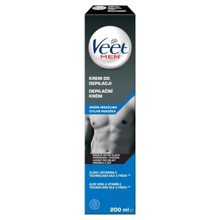 Veet Men plaukų šalinimo kremas vyrams 200ml