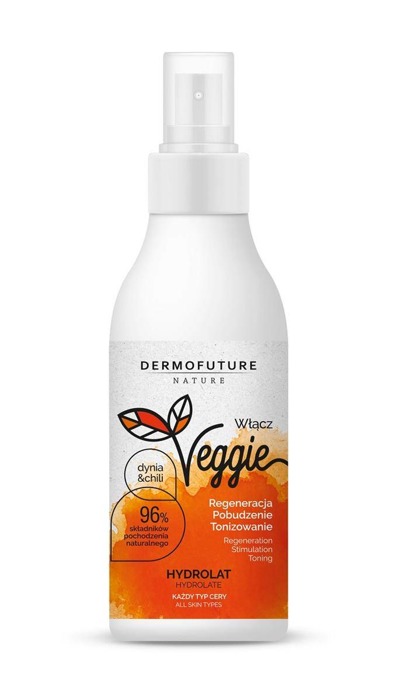 Veggie Hydrolate veido hidrolatas visų tipų odai Moliūgų ir čili 200ml