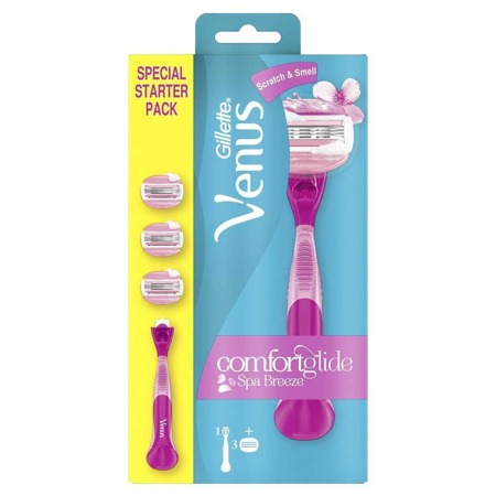 Venus Comfortglide Spa Breeze maszynka do golenia dla kobiet + 3 wkłady