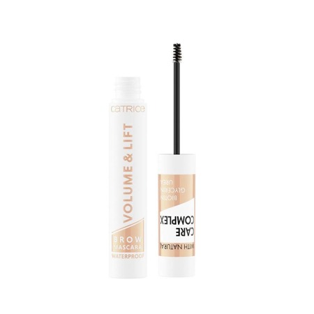 Volume & Lift Brown Mascara Vandeniui atsparus tankinantis ir pakeliantis antakius blakstienų tušas 010 Skaidrus 5ml