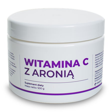 WITAMINA C Z ARONIĄ 500g Visanto