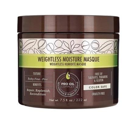 Weightless Moisture Masque drėkinamoji kaukė ploniems plaukams 222ml