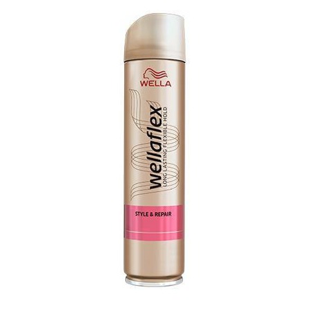 Wellaflex Style & Repair lakas plaukams 3 stiprios fiksacijos 250 ml