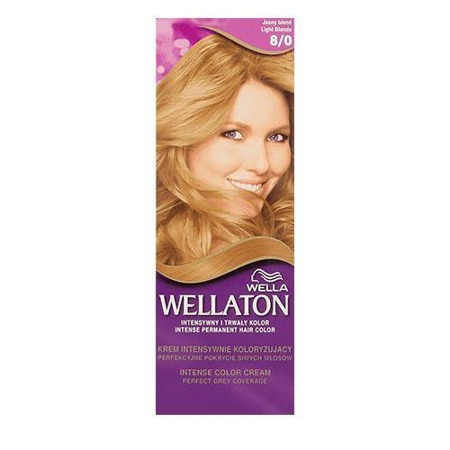 Wellaton Intense Permanent Color intensyvi kreminė spalva 8/0 Šviesiai šviesi blondinė