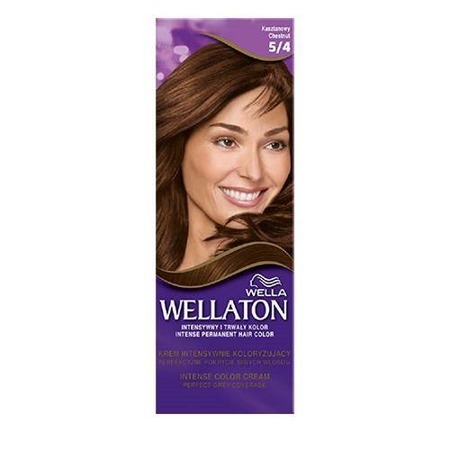 Wellaton Intense Permanent Color intensyvi spalva intensyvus kremas 5/4 Kaštonas 1 vnt.