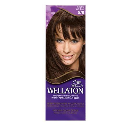 Wellaton Intense Permanent Color kremas 5/0 Šviesiai ruda spalva 1 vnt.