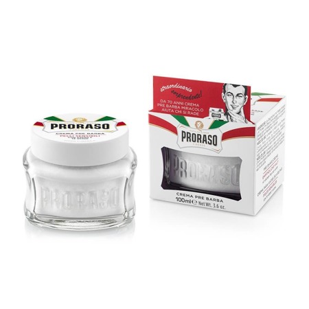 White Crema Pre Barba raminamasis kremas prieš skutimąsi 100ml