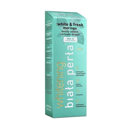 White Pearl White & Fresh Moringa vaistažolių dantų pasta 75ml