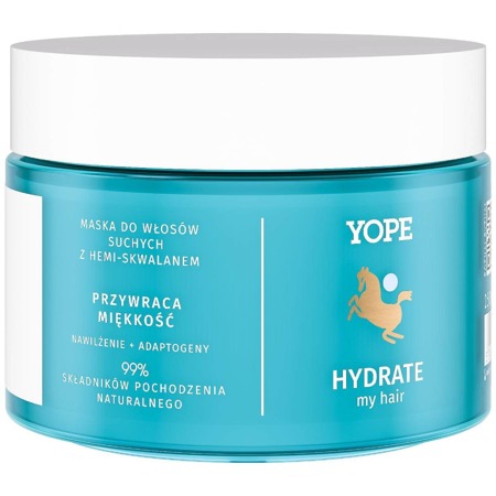 YOPE Hydrate My Hair mask do włosów suchych z hemi-skwalanem 250ml