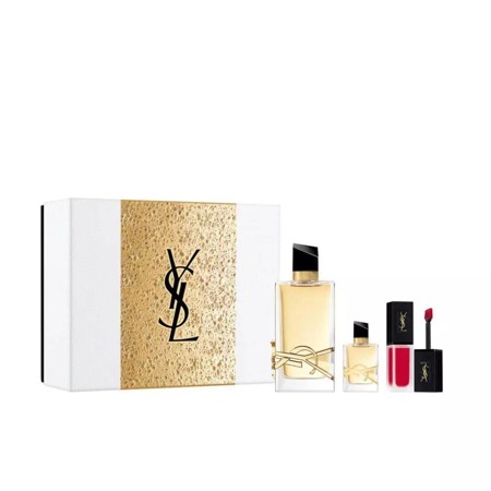 YVES SAINT LAURENT Libre EDP 90ml + EDP 7,5ml+ Mini Tatouage Couture lūpų dažai 208 6ml