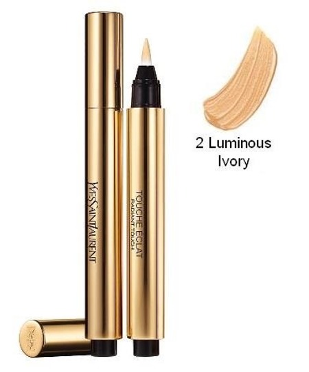 YVES SAINT LAURENT Touche Eclat 2 švytintis dramblio kaulo spalvos 2,5ml