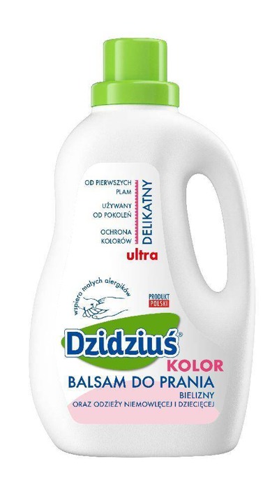 Ypač švelnus kūdikių ir vaikų skalbimo losjonas "Dzidzidzidziuš" spalvotas 1500ml